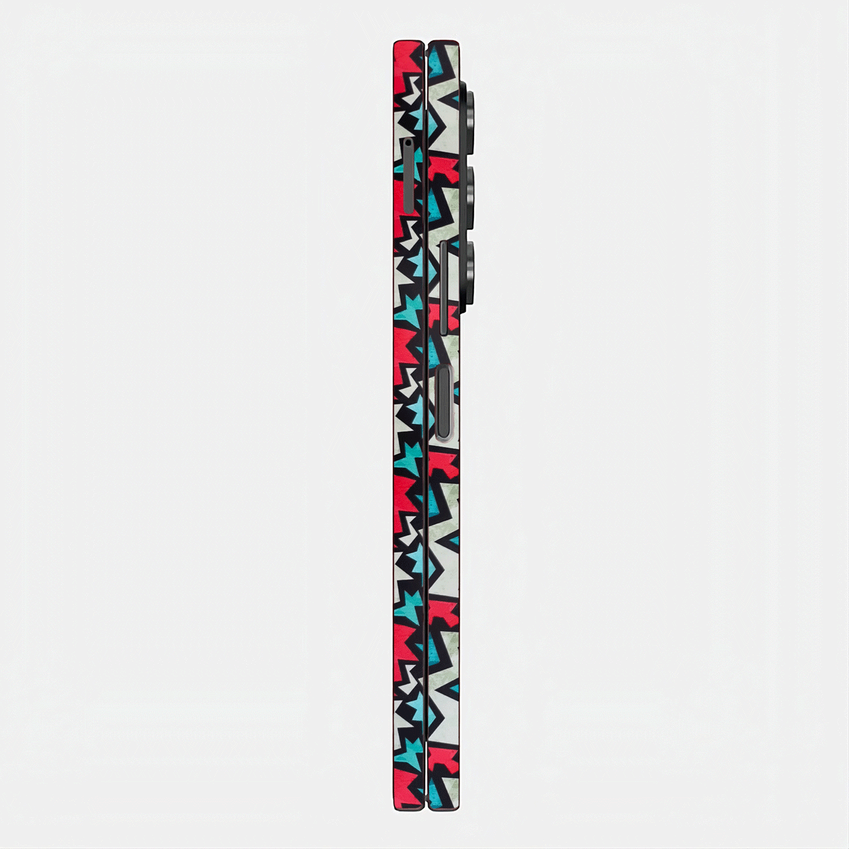 Graffiti Red and Blue Mobile Skin
