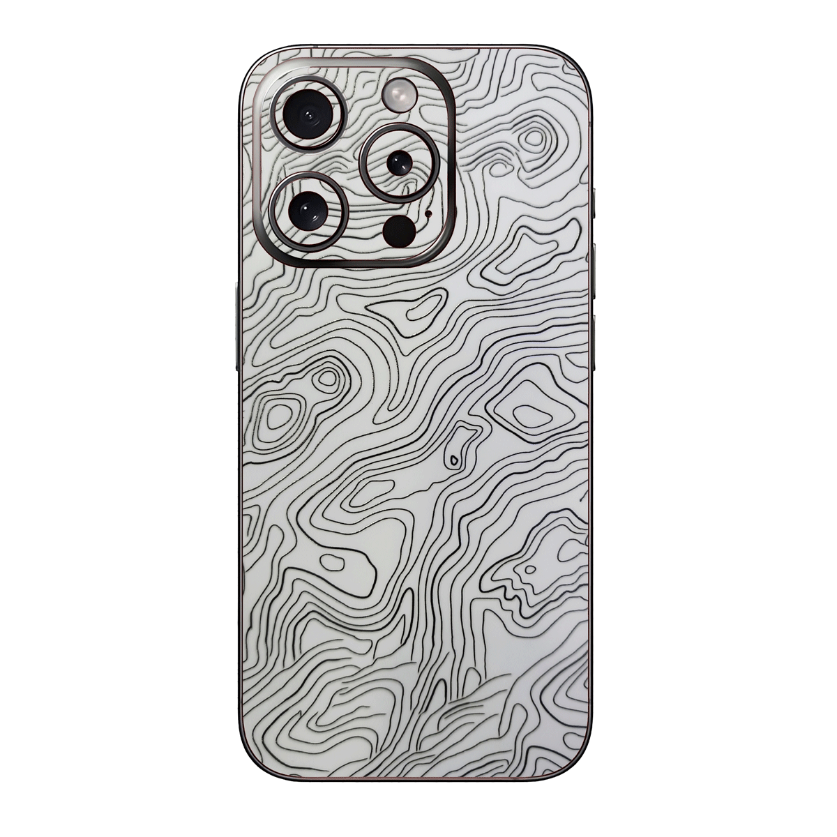 Contour Pattern Black & White Mobile Skin