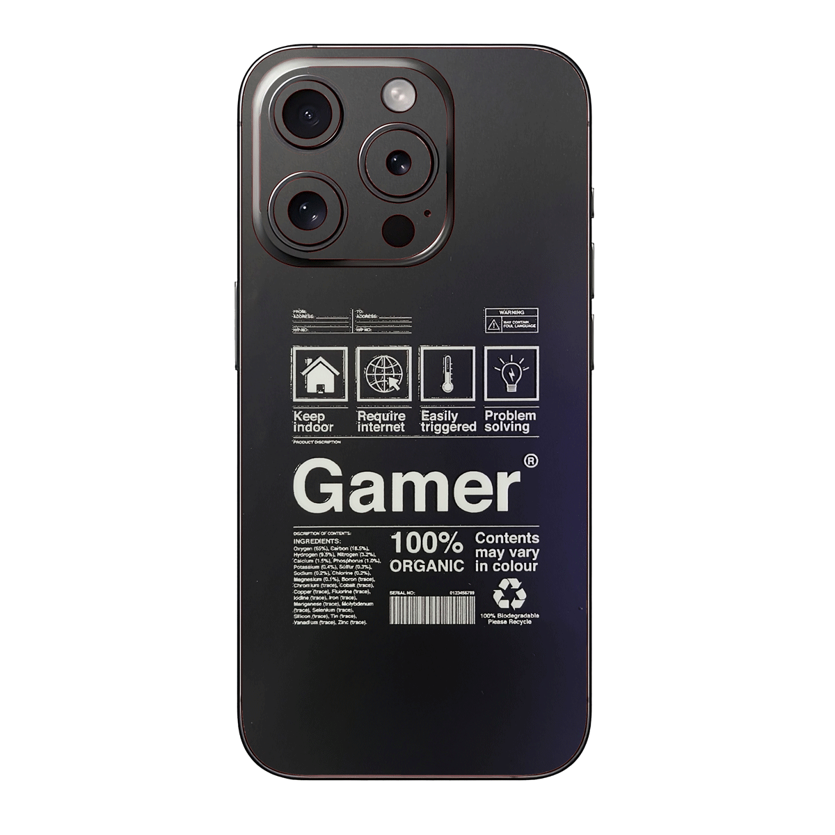 Gamer Mobile Skin