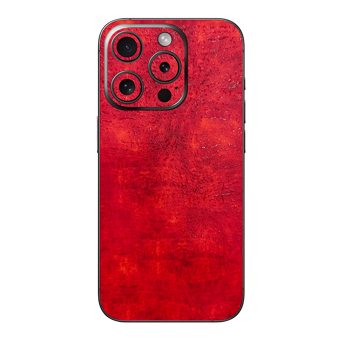Red Pastel Textured Mobile Skin