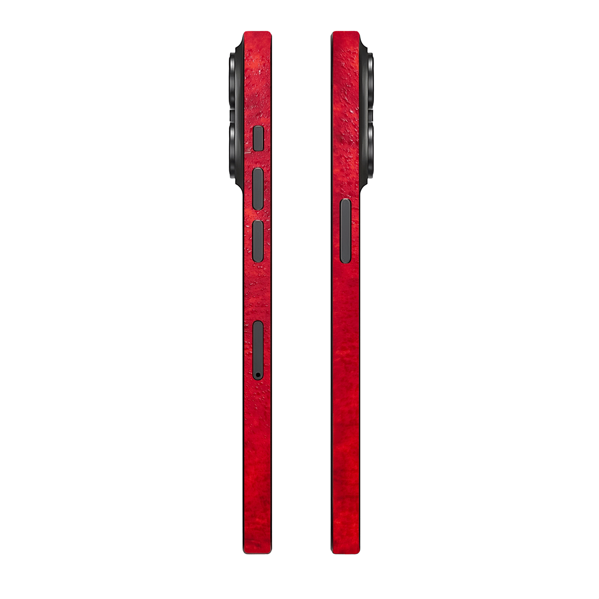 Red Pastel Textured Mobile Skin