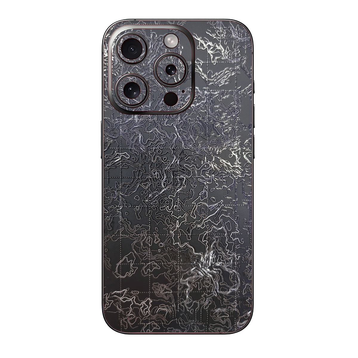 Contour Pattern Dark Mobile Skin