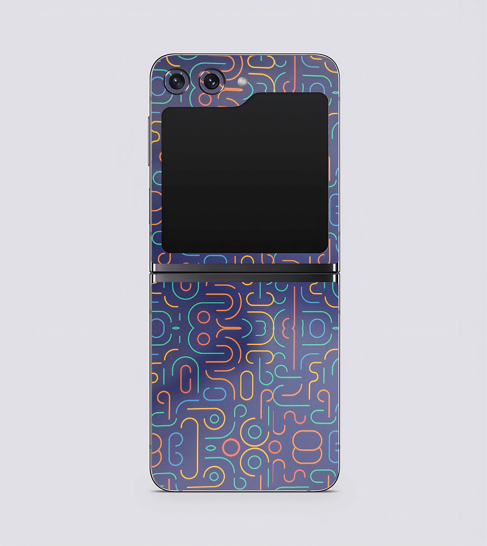 Colourful Geometric Pattern Mobile Skin