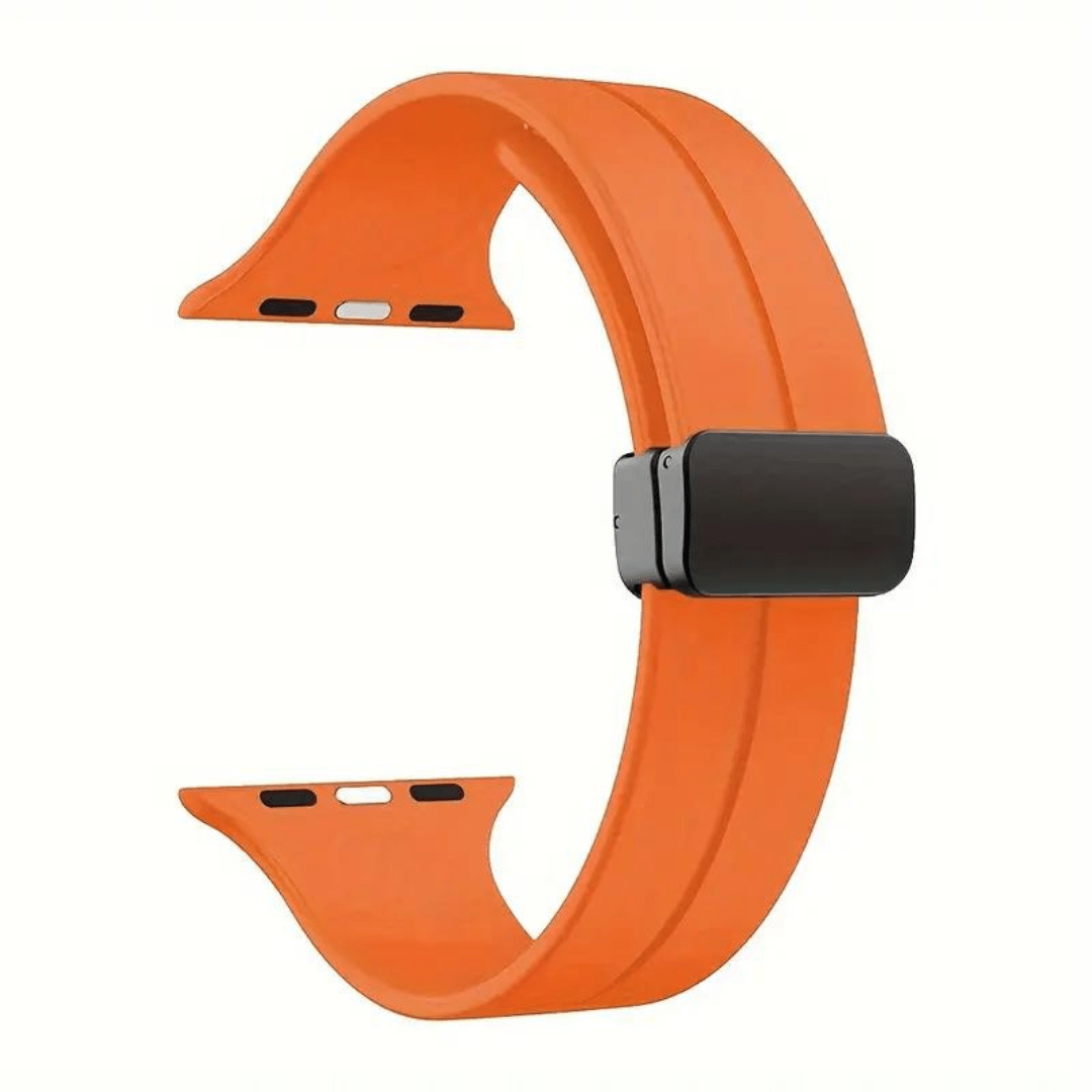 Soft Silicone Magnetic Lock Strap