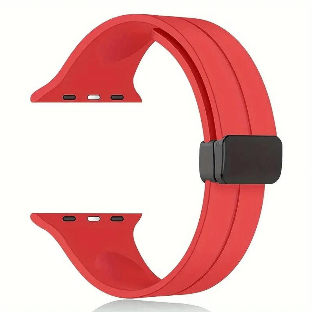 Soft Silicone Magnetic Lock Strap